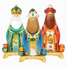 Conj. Balões de Ar Reis Magos